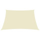 Voile toile d'ombrage parasol tissu oxford carré 2,5 x 2,5 m - Couleur au choix Crème