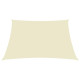 Voile toile d'ombrage parasol tissu oxford carré 4,5 x 4,5 m crème helloshop26 02_0009495 