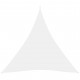 Voile de parasol tissu oxford triangulaire 6x6x6 m blanc 
