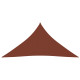 Voile toile d'ombrage parasol tissu oxford triangulaire 3 x 4 x 4 m - Couleur au choix Terre cuite