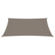 Voile d'ombrage parasol tissu oxford rectangulaire 2 x 3 m taupe  