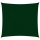 Voile de parasol tissu oxford carré 4,5x4,5 m vert foncé 