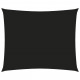 Voile de parasol tissu oxford rectangulaire 2,5x3,5 m noir 