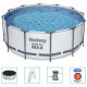 Ensemble de piscine Steel Pro MAX Rond 366x122 cm 