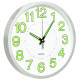 Horloge murale lumineuse blanc 30 cm classique 