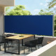 Auvent latéral rétractable de patio 600x160 cm - Couleur au choix Bleu