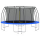 Ensemble de trampoline rond 488x90 cm 150 kg 