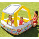 Piscine gonflable avec parasol 157x157x122 cm 