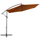 Parasol déporté avec mât en aluminium 300 cm orange helloshop26 02_0008505 