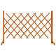 Clôture en treillis de jardin orange 120x90 cm bois de sapin 