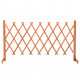 Clôture en treillis de jardin orange 150x80 cm bois de sapin 