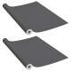 Films autoadhésifs pour meubles 2 pcs gris 500x90 cm pvc 