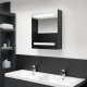 Armoire de salle de bain à miroir led 50x14x60 cm - Couleur au choix Anthracite