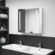 Armoire de salle de bain à miroir led 62x14x60cm - Couleur au choix 