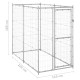 Chenil extérieur cage enclos parc animaux chien extérieur acier galvanisé 110 x 220 x 180 cm  02_0000469 