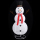  Figurine de bonhomme de neige de Noël à LED Tissu 180 cm 