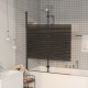 Cabine de douche pliable esg noir - Dimension au choix 100 cm