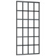Porte coulissante verre esg et aluminium 90x205 cm noir 