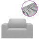 Housse extensible de canapé gris jersey de polyester 