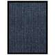 Paillasson rayé bleu 60x80 cm 