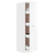 Armoire apothicaire 30x42,5x150 cm bois d'ingénierie - Couleur au choix Blanc brillant