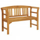 Banc de jardin 114 cm bois d'acacia solide 