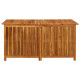 Boîte de rangement de jardin 150x80x75 cm bois d'acacia solide 