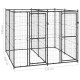 Chenil extérieur cage enclos parc animaux chien d'extérieur pour chiens acier 4,84 m²  02_0000372 