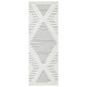 Tapis gris foncé coton - Dimension au choix 100 x 300 cm
