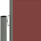 Auvent paravent store brise-vue latéral rétractable de patio jardin terrasse balcon protection visuelle écran 160 x 600 cm marron helloshop26 02_0007414 