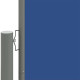 Auvent paravent store brise-vue latéral rétractable de patio jardin terrasse balcon protection visuelle écran bleu 180 x 1000 cm helloshop26 02_0007143 