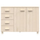 Buffet HAMAR 113x40x80 cm bois massif de pin - Couleur au choix 