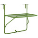 Table de balcon - 60x40 cm acier - Couleur au choix Vert