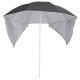 Parasol de plage avec parois latérales 215 cm - Couleur au choix 