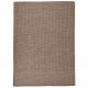 Tapis à tissage plat d'extérieur 200x280 cm marron 