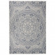 Tapis à tissage plat d'extérieur 160x230 cm motif bleu 