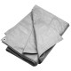 Bâche 180 g/m² 3x4 m gris pehd 