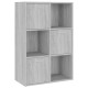 Armoire de rangement 60x29,5x90 cm aggloméré - Couleur au choix Sonoma-gris