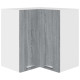 Armoire d'angle suspendue sonoma gris 57x57x60 cm 