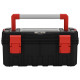 Boîte à outils noir et rouge 55x28x26,5 cm 