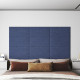 Panneaux muraux 12 pcs 60x30 cm tissu 2,16 m² - Couleur au choix Bleu
