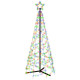 Arbre de Noël cône 200 LED 70x180 cm - Couleur d'éclairage au choix 