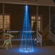 Sapin de noël sur mât de drapeau 310 led - 300 cm - Couleur d'éclairage au choix Bleu