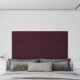 Panneaux muraux 12 pcs 60x30 cm tissu 2,16 m² - Couleur au choix Violet