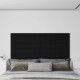 Panneaux muraux 12 pcs 90x15 cm tissu 1,62 m² - Couleur au choix Noir