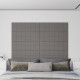 Panneaux muraux 12 pcs 90x30 cm tissu 3,24 m² - Couleur au choix Gris-clair