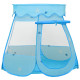 Tente de jeu pour enfants bleu 102x102x82 cm 