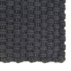 Tapis rectangulaire anthracite 180x250 cm coton 