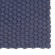 Tapis rectangulaire bleu marine 120x180 cm coton 