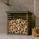 Support pour bois de chauffage bois de pin - Dimensions et couleur au choix Gris|108 x 73 x 108